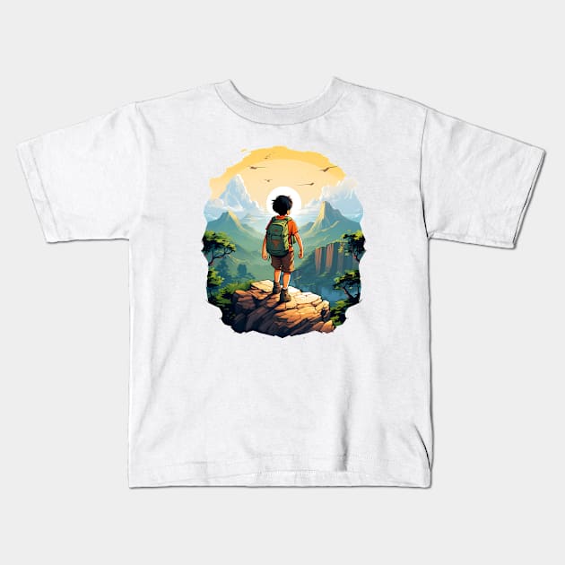 Hike your own hike Kids T-Shirt by Printashopus